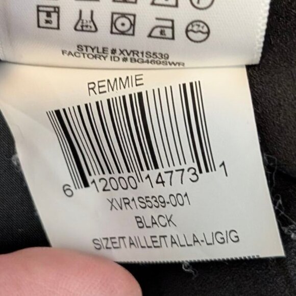 BCBGMaxazria Black Remmie Cut-Out Halter Top - Picture 10 of 10